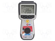 Meter: insulation resistance; LCD; R range: 0.01÷1000kΩ; IP54 MEGGER