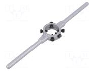 Diestock; Grip capac: BSW 5/16",M7-M9; L: 224mm; Ø: 25mm; Thk: 9mm VÖLKEL