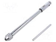 Tap wrench; Grip capac: 7/32"-1/2",M5-M12; L: 300mm; steel VÖLKEL