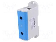 Splice terminal: rail; 380A; 800V; screw terminal; blue; polyamide POKÓJ