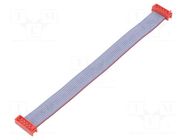 Ribbon cable with connectors; Tape ph: 1.27mm; PIN: 10; Len: 0.15m TE Connectivity
