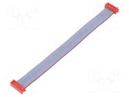 Ribbon cable with connectors; Tape ph: 1.27mm; PIN: 10; Len: 0.15m TE Connectivity
