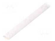 Heat shrink sleeve; glueless; 2: 1; 9.5mm; L: 1m; white; polyolefine TASKER