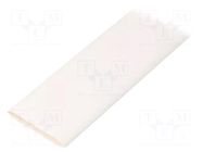 Heat shrink sleeve; glueless; 2: 1; 25.4mm; L: 1m; white TASKER