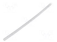 Heat shrink sleeve; glueless; 2: 1; 2.4mm; L: 1m; transparent TASKER