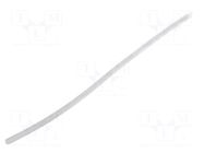 Heat shrink sleeve; glueless; 2: 1; 1.6mm; L: 1m; transparent TASKER