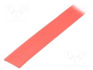 Heat shrink sleeve; glueless; 2: 1; 12.7mm; red; polyolefine; reel TASKER