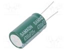 Capacitor: electrolytic; low ESR; THT; 4700uF; 25VDC; Ø16x30mm SAMXON