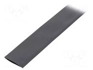 Heat shrink sleeve; glueless; 3: 1; 15mm; L: 1m; black; polyolefine CYG/KTG