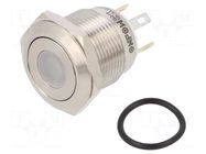 Switch: vandal resistant; Pos: 2; SPST-NO; 0.5A/220VAC; 2A/36VDC ONPOW