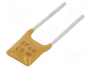Fuse: PTC polymer; 2.5A; 5.8mm LITTELFUSE