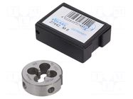 Threading die; M8; 1.25; Ø: 25mm; Thk: 9mm; high speed steel; 6g VÖLKEL