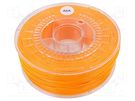 Filament: ASA; 1.75mm; orange (bright); 230÷240°C; 1kg; soluble DEVIL DESIGN