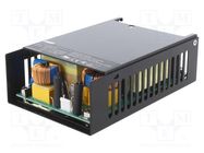 Power supply: switched-mode; open; 390/500W; 80÷264VDC; 80÷264VAC CINCON