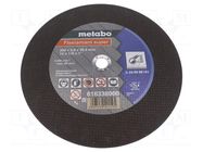 Cutting wheel; Ø: 350mm; Disc thick: 3mm; steel; 25.4mm METABO