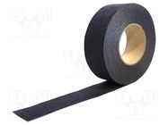 Tape: marking; black; L: 18.3m; W: 102mm; antislip,self-adhesive COBA EUROPE