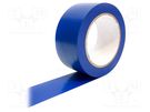 Tape: marking; blue; L: 33m; W: 50mm; self-adhesive; Thk: 0.15mm COBA EUROPE
