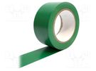 Tape: marking; green; L: 33m; W: 50mm; self-adhesive; Thk: 0.15mm COBA EUROPE