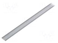 Profiles for LED modules; natural; L: 1m; FIX12; aluminium TOPMET