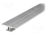 Profiles for LED modules; natural; L: 2m; BACK10; aluminium TOPMET