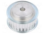 Belt pulley; T5; W: 16mm; whell width: 27mm; Ø: 43.75mm; aluminium OPTIBELT