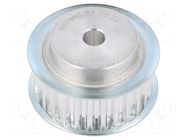 Belt pulley; T5; W: 16mm; whell width: 27mm; Ø: 43.75mm; aluminium OPTIBELT