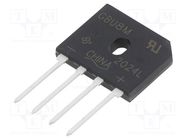 Bridge rectifier: single-phase; Urmax: 1kV; If: 8A; Ifsm: 200A; flat VISHAY