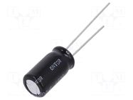 Capacitor: electrolytic; low ESR; THT; 1500uF; 6.3VDC; Ø8x15mm PANASONIC