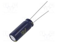 Capacitor: electrolytic; low ESR; THT; 330uF; 35VDC; Ø8x20mm; ±20% PANASONIC