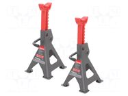 Jack stand; 3000kg; Hmin: 280mm; Hmax: 420mm; 2pcs. PROLINE