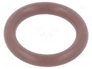 O-ring gasket; FPM; Thk: 1.5mm; Øint: 7mm; brown; -20÷200°C ORING USZCZELNIENIA TECHNICZNE