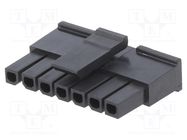 Plug; wire-board; female; Micro-Fit 3.0; 3mm; PIN: 7; w/o contacts MOLEX