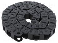 Cable chain; 10; Bend.rad: 145mm; L: 1006mm; non-openable frames IGUS