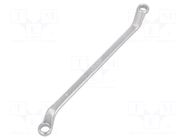 Wrench; box,bent; 8mm,9mm; Chrom-vanadium steel; L: 183mm; tag STANLEY