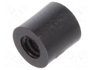 Spacer sleeve; cylindrical; polyamide; M2,5; L: 5mm; Øout: 5mm DREMEC