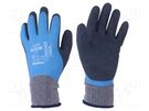 Protective gloves; Size: 7,S; blue; latex,polyamide; Aqua WONDER GRIP