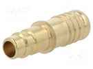 Plug-in nozzle; with bushing; brass; Connection: 13mm METABO