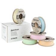 3D plastikas PLA pastelinis mix 5x0.25kg Spectrum