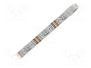 Programmable LED tape; RGB; 5050; 5V; LED/m: 60; 12mm; white PCB IPIXEL LED