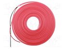 NEON LED tape; red; 2835; 12V; LED/m: 120; 6mm; IP65; 8W/m; Thk: 12mm IPIXEL LED