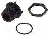 Connector: circular; socket; male; PIN: 3; 250V; Buccaneer 400; IP68 BULGIN