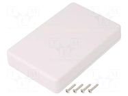 Enclosure: multipurpose; X: 70mm; Y: 20mm; Z: 105mm; TWN; ABS; white TAKACHI