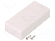 Enclosure: multipurpose; X: 40mm; Y: 20mm; Z: 80mm; TWN; ABS; white TAKACHI