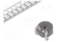 Potentiometer: mounting; single turn,horizontal; 10kΩ; 100mW; SMD PIHER