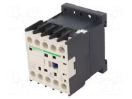 Contactor: 4-pole; NC x2 + NO x2; 220VDC; 9A; TeSys K; W: 45mm; 690V SCHNEIDER ELECTRIC