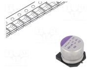 Capacitor: polymer; 150uF; 10VDC; SMD; OS-CON SVP; ±20%; Ø8x7mm PANASONIC