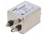 Filter: anti-interference; 300VAC; 20A; Leads: M4 screws; 300VDC KEMET