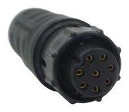 CIRCULAR CONNECTOR, RCPT, 8POS, CABLE