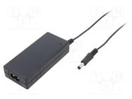 Power supply: switched-mode; 18VDC; 2A; Out: 5,5/2,1; 36W; -30÷60°C CINCON