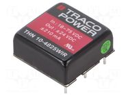 Converter: DC/DC; 10W; Uin: 18÷75VDC; Uout: 24VDC; Uout2: -24VDC TRACO POWER